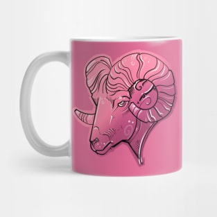 Pink aries design Mug